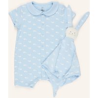 PETIT BATEAU Petit Bateau Set: Body Und Schmusetuch blau