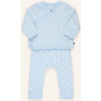 PETIT BATEAU Petit Bateau Set: Wickelshirt Und Hose blau