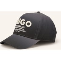 HUGO Cap Merk Degradè schwarz