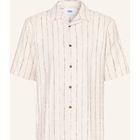 DIGEL move Digel Move Resorthemd Alfie Comfort Fit Aus Frottee beige