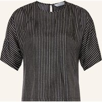 Max Mara Max Mara Blusenshirt Nordica Aus Seide Mit 3/4-Arm schwarz