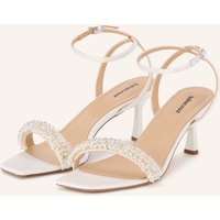 Lola Cruz Lola Cruz Sandaletten MARTINA mit Schmuckperlen