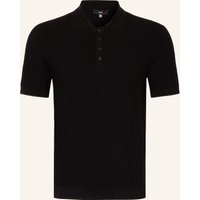 CINQUE Strick-Poloshirt Cigio schwarz