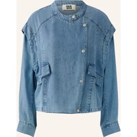Oui Jacke In Jeansoptik blau
