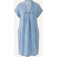 Oui Kleid In Jeansoptik blau