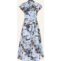 Oui Oui Hemdblusenkleid blau