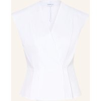 Marella Marella Blusentop In Wickeloptik weiss
