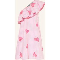 Essentiel Antwerp Essentiel Antwerp One-Shoulder-Kleid Jusjus Mit Schmucksteinen Und Pailletten rosa