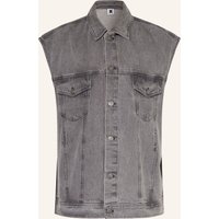 KARO KAUER Karo Kauer Oversized-Jeansweste grau