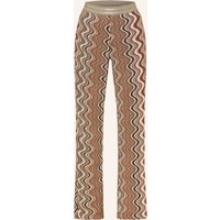 MASON'S Mason's Strickhose Elax Mit Glitzergarn beige
