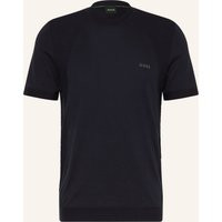 Boss Strickshirt Momentum-Lite blau