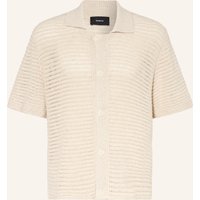 I'M BRIAN I'm Brian Strickhemd Comfort Fit Mit 3/4-Arm beige