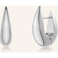 EDBLAD Creolen Crest L silber