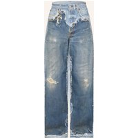 Acne Studios Destroyed Jeans Regular Fit blau