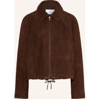 Y.A.S. Lederjacke braun