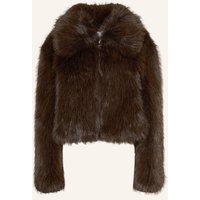 The Frankie Shop The Frankie Shop Kunstfell-Jacke Hope braun