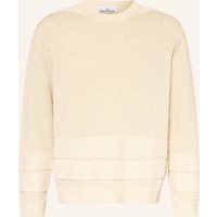 Stone Island Pullover Marina Mit Leinen beige
