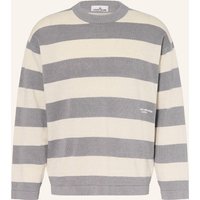 Stone Island Pullover Marina Mit Leinen beige