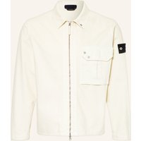 Stone Island Jeans-Overjacket Denim Project weiss