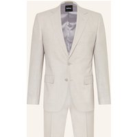 Boss Anzug Huge Slim Fit grau