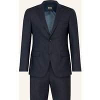 Boss Anzug Huge Slim Fit blau