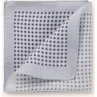 Boss Boss Einstecktuch Aus Leinen grau