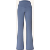 mandala Mandala Tights Flared&Ribbed blau