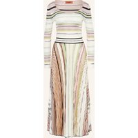 Missoni Strickkleid Mit Plissees gruen