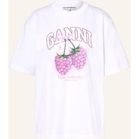 Ganni Ganni T-Shirt Mit Schmucksteinen weiss