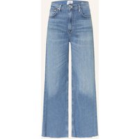 CITIZENS of HUMANITY Wide Leg Jeans Lyra Crop blau