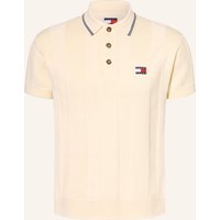 Tommy Jeans Strick-Poloshirt beige