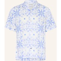 COLOURS & SONS Colours & Sons Resorthemd Greek Tile Regular Fit blau