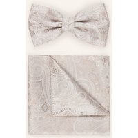 Sterlington Sterlington Set: Fliege Und Einstecktuch beige