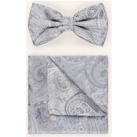 Sterlington Sterlington Set: Fliege Und Einstecktuch blau