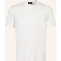 ZEGNA Zegna T-Shirt Mit Seide weiss