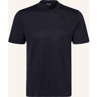 ZEGNA Zegna T-Shirt Mit Seide blau