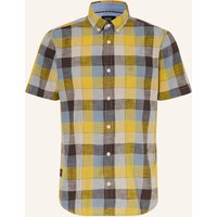 camel active Camel Active Kurzarm-Hemd Regular Fit gelb