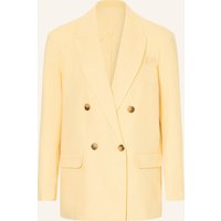 Selected Femme Selected Femme Oversized-Blazer Mit Leinen gelb