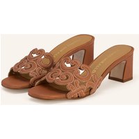 Pedro Miralles Pedro Miralles Mules Atenea Mit Cut-Outs braun