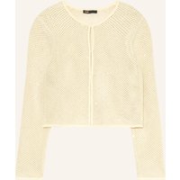 Maje Maje Strickjacke Mit Glitzergarn Und Pailletten gelb