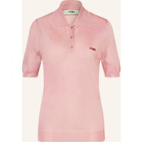 Fendi Strick-Poloshirt pink