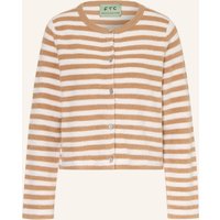 FTC CASHMERE Strickjacke braun