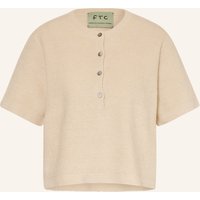 FTC CASHMERE Strickshirt beige