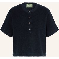 FTC CASHMERE Strickshirt blau