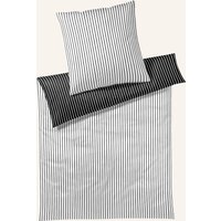 elegante Elegante Bettwäsche Lined Zum Wenden schwarz