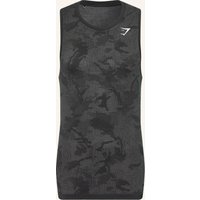 GYMSHARK Gymshark Tanktop Geo Seamless schwarz