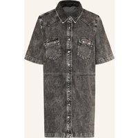 AllSaints Allsaints Hemdblusenkleid Rock In Jeansoptik grau