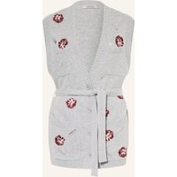 dorothee schumacher Dorothee Schumacher Strickweste Blooming Statements Mit Cashmere rot