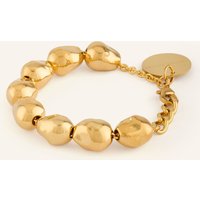 VANESSA BARONI Armband Organic Pearl gold