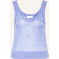 American vintage Stricktop Bodyrow lila
